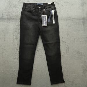 Indigo Rising Jeans Juniors Size 9/29 Gray High-Rise Slim Straight 29 Inseam NWT